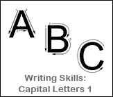 Writing Skills - Capital Letters (1 of 4) Printable Worksheet